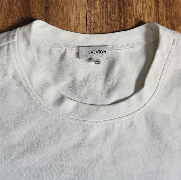 Aritzia Babaton Oversized Fundamental White T-shirt with Pocket - Picture 4 of 4